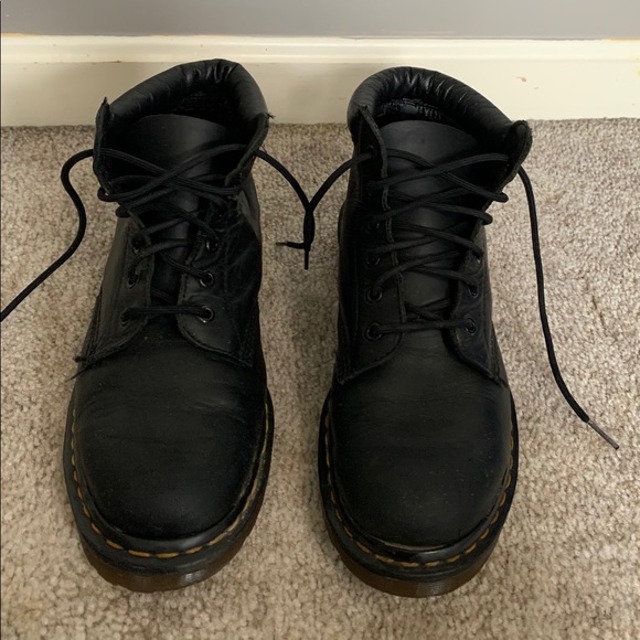 Dr. Martens Shoes - Dr. Marten Black Leather Boots- SZ 10
